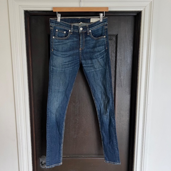 ***Rag & Bone High Rise Skinny Jean Size 28*** - Picture 3 of 6